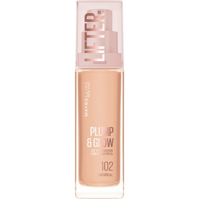 Maybelline Plump & Glow rozjasňující make-up SPF15 102 30 ml