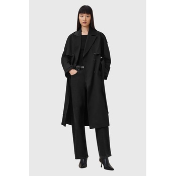 AllSaints Памучен шлифер AllSaints CADENCE в черно W004OD (W004OD)