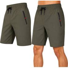 J.Style Pánske športové šortky kaki