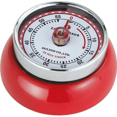 Kuchyňská magnetická minutka Speed Retro červená - Zassenhaus – Zboží Dáma
