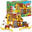 WADER Play House - Ranč s koňmi plast + kůň 4 ks