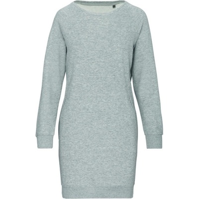 Kariban šaty K493 Light Grey Heather