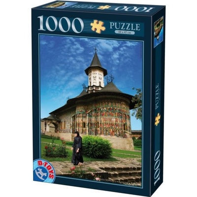D-Toys Klášter Sucevita Rumusko 1000 dílků