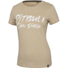 PITBULL WEST COAST T-SHIRT DÁMSKE TRIČKO BRUSH PIESKOVÉ SAND