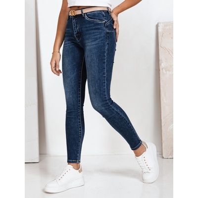 Dstreet Dámske rifle skinny UY2793 modrá svetlo