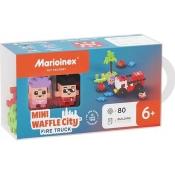 Marioinex MINI Waffle Hasičské auto 80ks