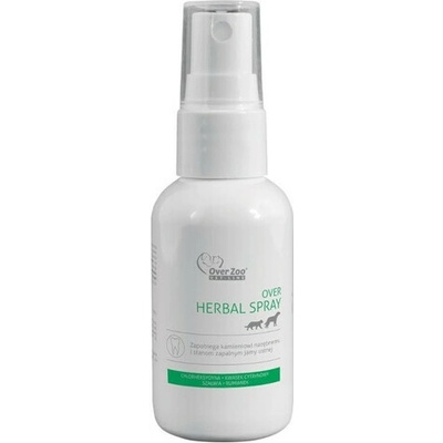 Over Zoo Herbal Spray Sprej ktorý zabraňuje tvorbe zubného kameňa u psov 50 ml