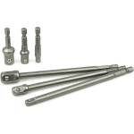 GEKO Комплект адаптери за звездогаечни ключове hex 1/4" 3/8" 1/2" 6 бр. 61561 (g10172)