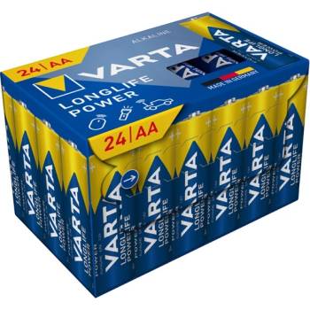 VARTA longlife power батерия с дълъг живот aa, алкална, 24 бр. в опаковка 4906121134 (4906121134)