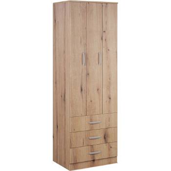 Matis Гардероб с врата хармоника fortuna soft fb75 дъб артизан