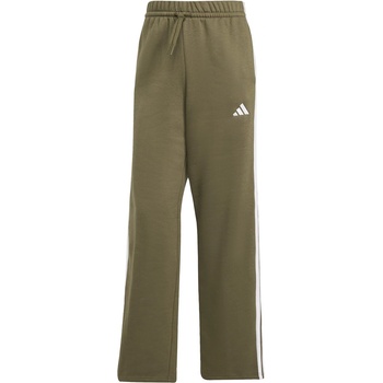 adidas Дамски анцуг Adidas Essentials Wide Leg Fleece Pant Womens - Olive