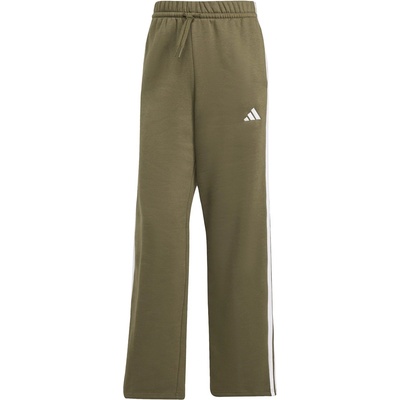 adidas Дамски анцуг Adidas Essentials Wide Leg Fleece Pant Womens - Olive