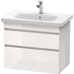 Duravit DuraStyle - Шкафче за умивалник 61x73x45 см, 2 чекмеджета, лъскаво бяло DS648102222 (DS648102222)