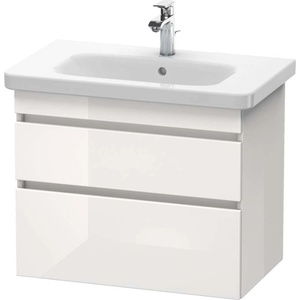 Duravit DuraStyle - Шкафче за умивалник 61x73x45 см, 2 чекмеджета, лъскаво бяло DS648102222 (DS648102222)