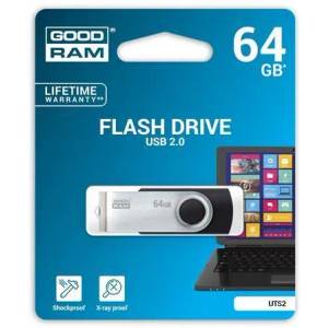 GOODRAM UTS2 64GB USB 2.0 UTS2-0640K0R11 Флаш памет