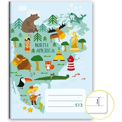 Notes sešit 513 A5 linka 12 mm
