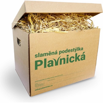 Plavnická Sláma v krabici podestýlka pro králíky morčata a hlodavce 2 kg