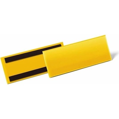 Magnetické kapsy - 1/2 A5, žluté, na šířku, 50 ks