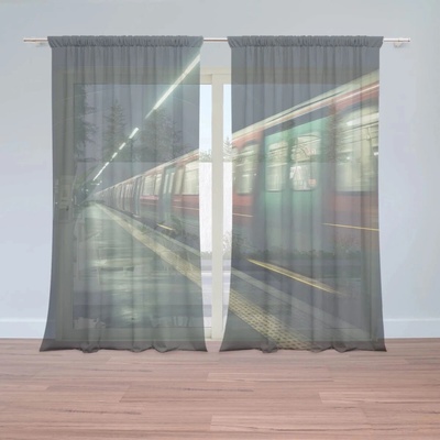 Sablio Záclony Metro na tmavej stanici: 2ks 150x250cm