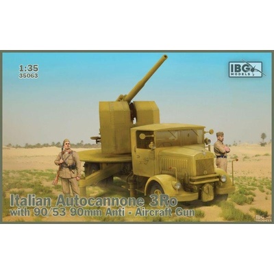 IBG Italian Autocannone 3Ro with 90/53 90mm Anti-Aircraft Gun 1:35