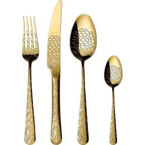 Herdmar (Португалия) Прибори за хранене HERDMAR PAVO позлатени - 24 части (Herdmar 251-3024-0117-200-0017)