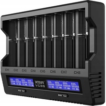 Li-ion Ni-MH 18650 20700 21700 XTAR VC8S