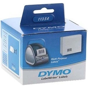 DYMO 11354, S0722540, 32mm x 57mm, бял, 1000 бр. , оригинални хартиени етикети (S0722540)