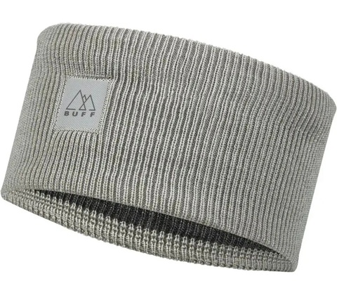 Buff Knitted Crossknit solid light grey