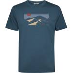GreenBomb Мъжка тениска GreenBomb Mountain Tour Fusion T-shirt - Blue Pine (217-0586-0111)