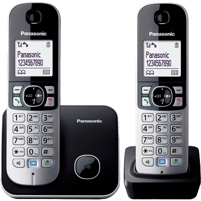 Panasonic Безжичен телефон DECT Panasonic KX-TG 6812FXB (B1015111)