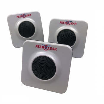 Brighter Image АКЦИЯ - 3 бр. Ултразвуков електронен апарат "slimline 1000" (електронна котка) за прогонване на мишки, плъхове, хлебарки и пълзящи насекоми за 3 помещения по 93 кв. м (stop-93-3-10)