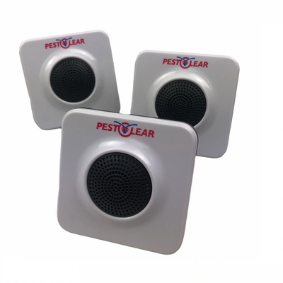 Brighter Image АКЦИЯ - 3 бр. Ултразвуков електронен апарат "slimline 1000" (електронна котка) за прогонване на мишки, плъхове, хлебарки и пълзящи насекоми за 3 помещения по 93 кв. м (stop-93-3-10)