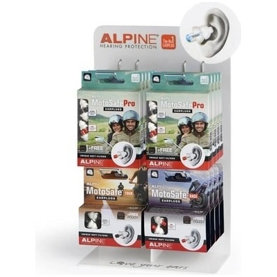 ALPINE MotoSafe špuntů do uší 16 ks