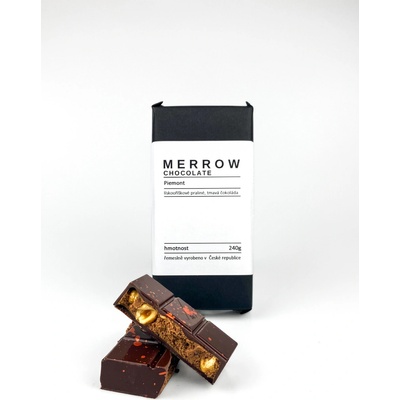 Merrow Chocolate Piemont tmavá tabulka 240 g