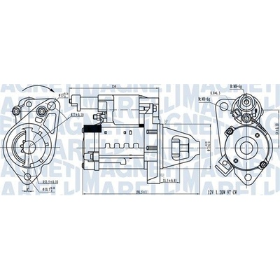 Startér MAGNETI MARELLI 063721642610