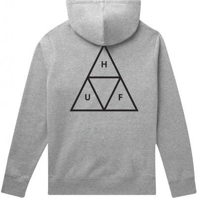 HUF TRIPLE TRIANGLE PO Hoodie grey Heather