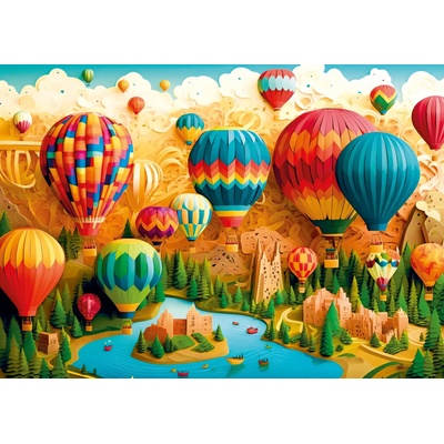 KS Games - Puzzle Hot Air Balloon Festival - 500 piese