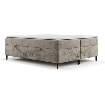 Maison de Reve Светлокафяво боксспринг легло с място за съхранение 180x200 cm Araya - Maison de Rêve (ARAYA180_MDR_P0_LOT30_M3_LOT30_T16_L59)