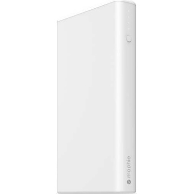 mophie Power Boost XXL Power Bank - външна батерия 20800 mAh с 2 USB изхода за зареждане на смартфони и таблети (бял)