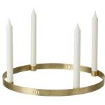 ferm LIVING Свещник Circle месинг 38 см (5722)