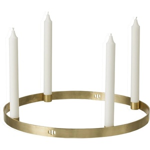 ferm LIVING Свещник Circle месинг 38 см (5722)