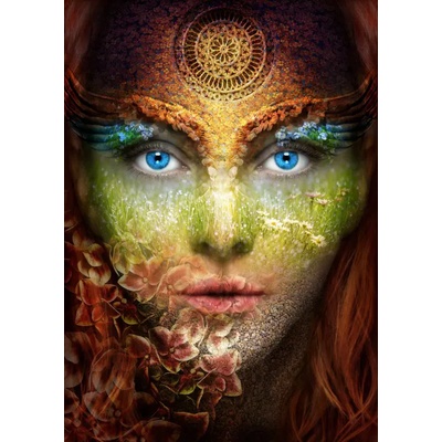 Grafika - Puzzle Woman Nature II / 0053 / - 1 000 piese