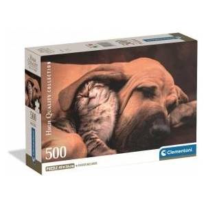 Clementoni -CLE puzzle 500 Compact Cuddles 35583