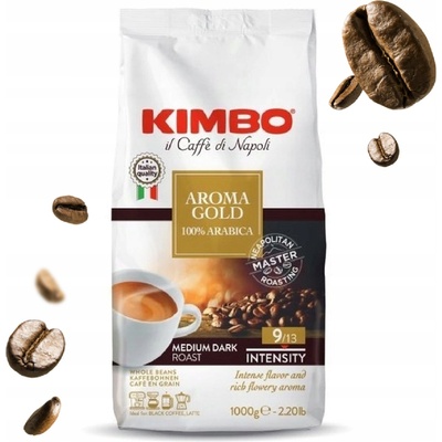 Zrnková káva Arabica Kimbo Aroma Gold 1000 g