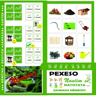 Dittrich Pexeso Natotata Zahrada německy