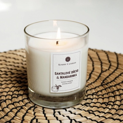 Kimmy Candles Sójová Santalové dřevo & Mandarinka 220 g