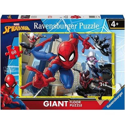 Ravensburger Пъзел за под Ravensburger от 60 части - Спайдърмен (3095)