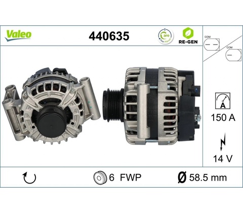 Alternátor VALEO 440635