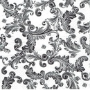 TaT servítky Source of Fame black 33x33cm