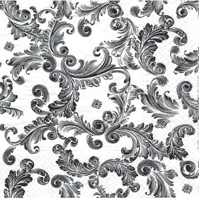 TaT servítky Source of Fame black 33x33cm